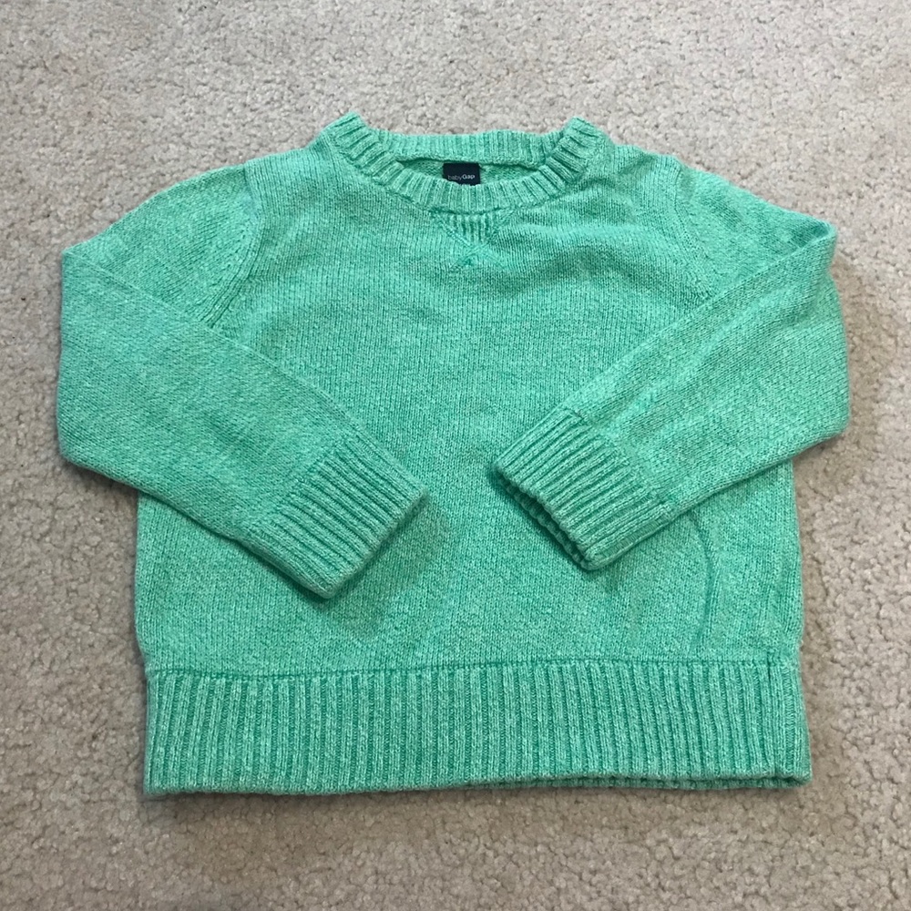 Light green Baby Gap sweater